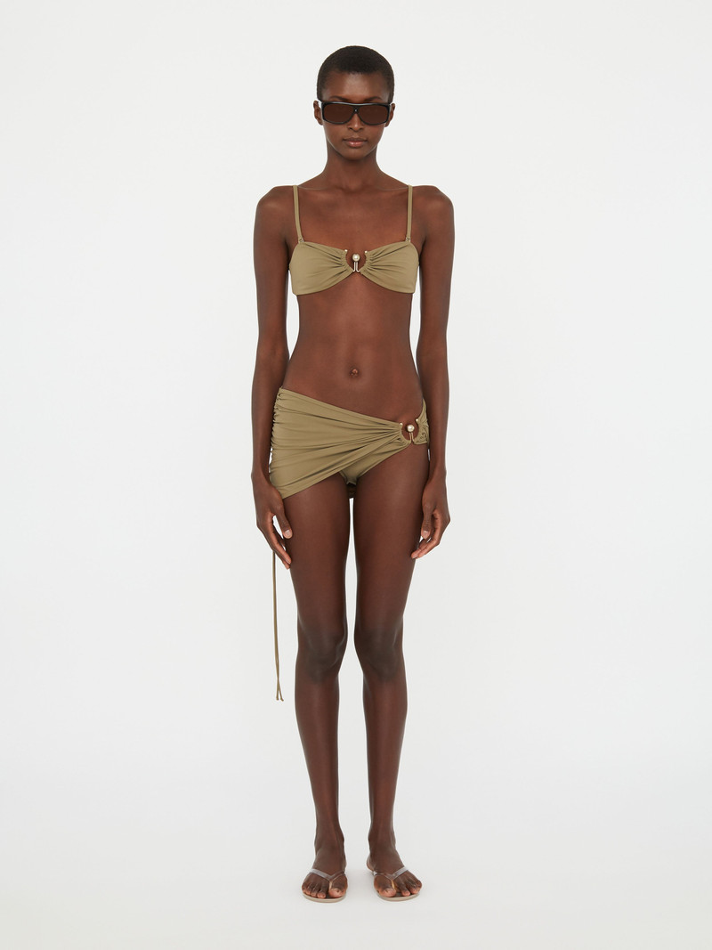 CHRISTOPHER ESBER Ruched Prong Bandeau outlook