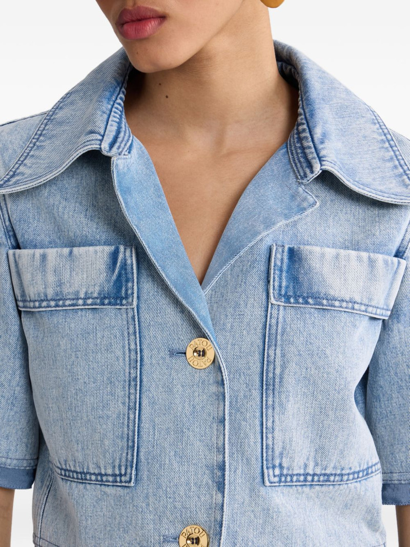 short-sleeves cropped jacket 4