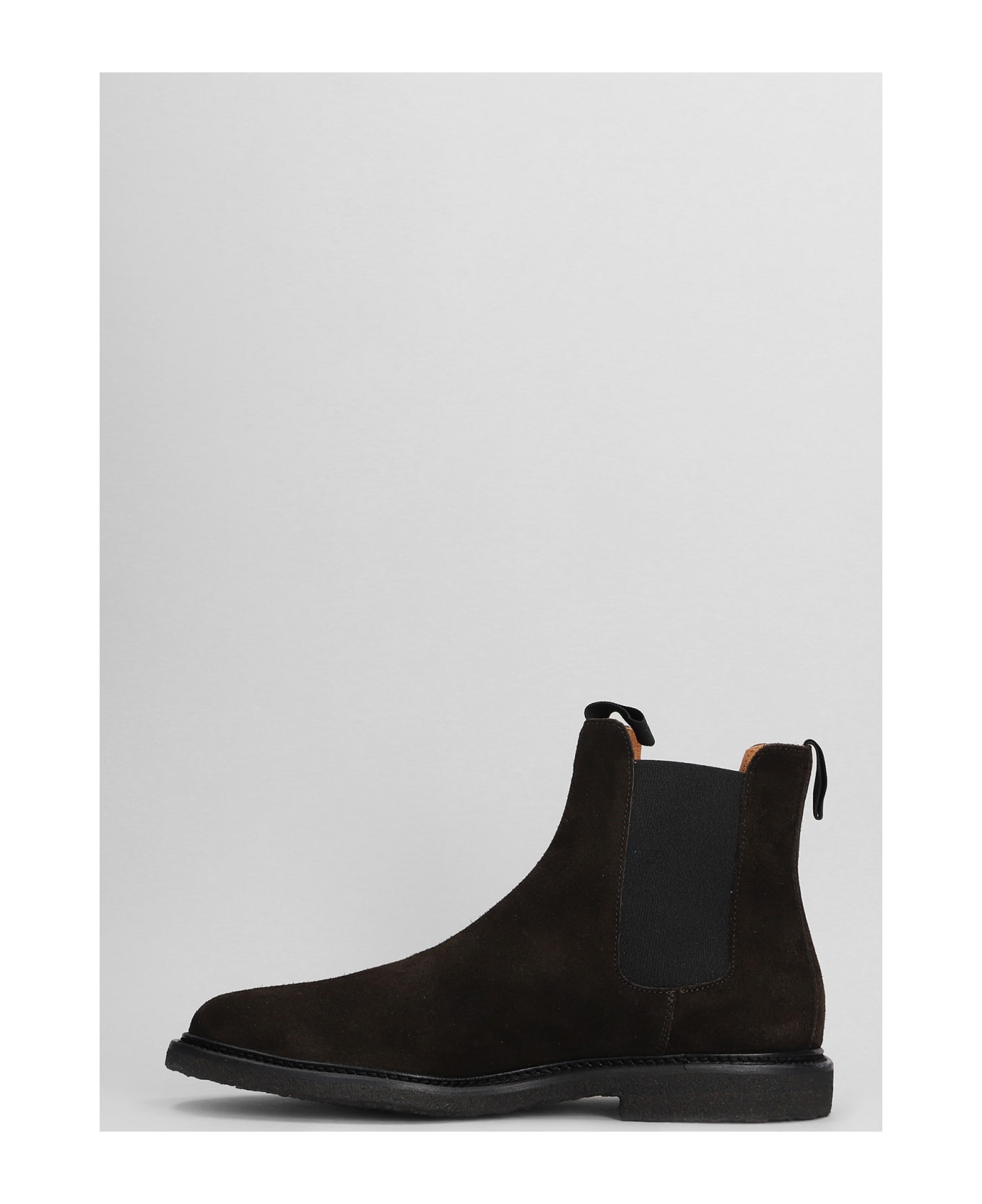 Ankle Boots In Brown Suede - 3