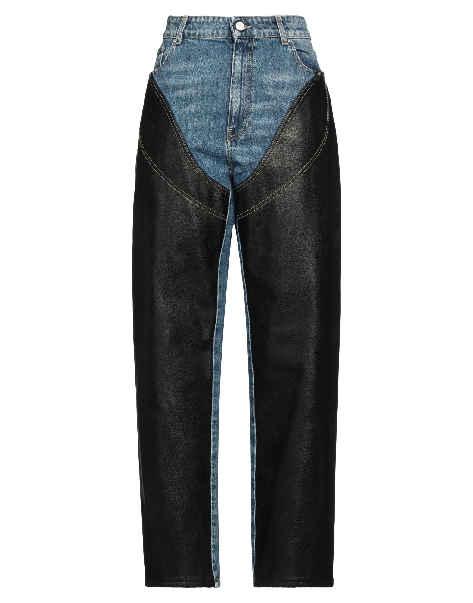 Stella McCartney Blue Women's Denim Pants | yoox | REVERSIBLE