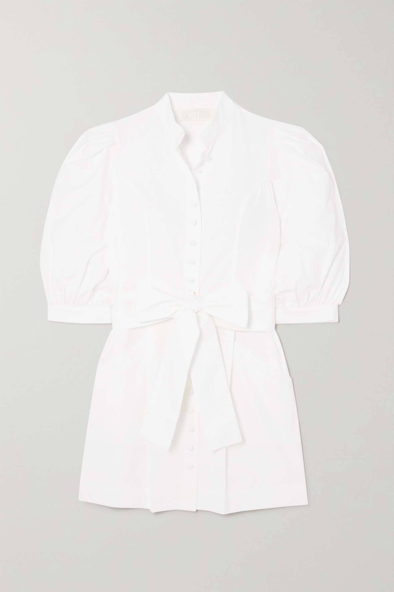Amoako cotton-poplin mini dress - 1