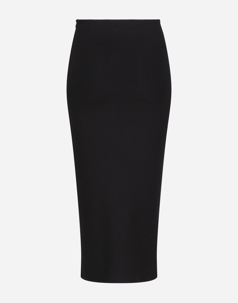 Dolce & Gabbana Jersey full Milano calf-length skirt outlook