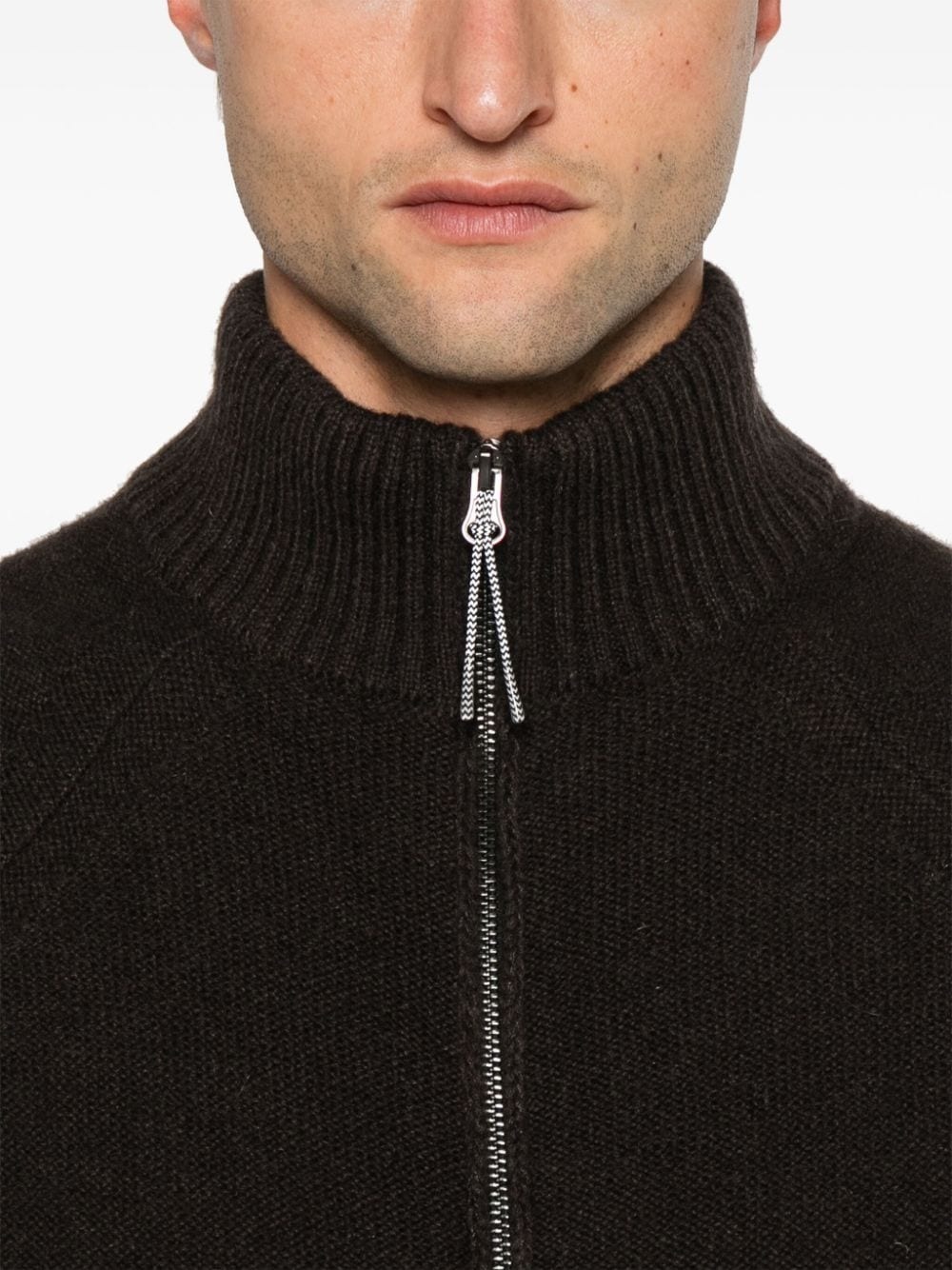 zip-up cardigan - 5