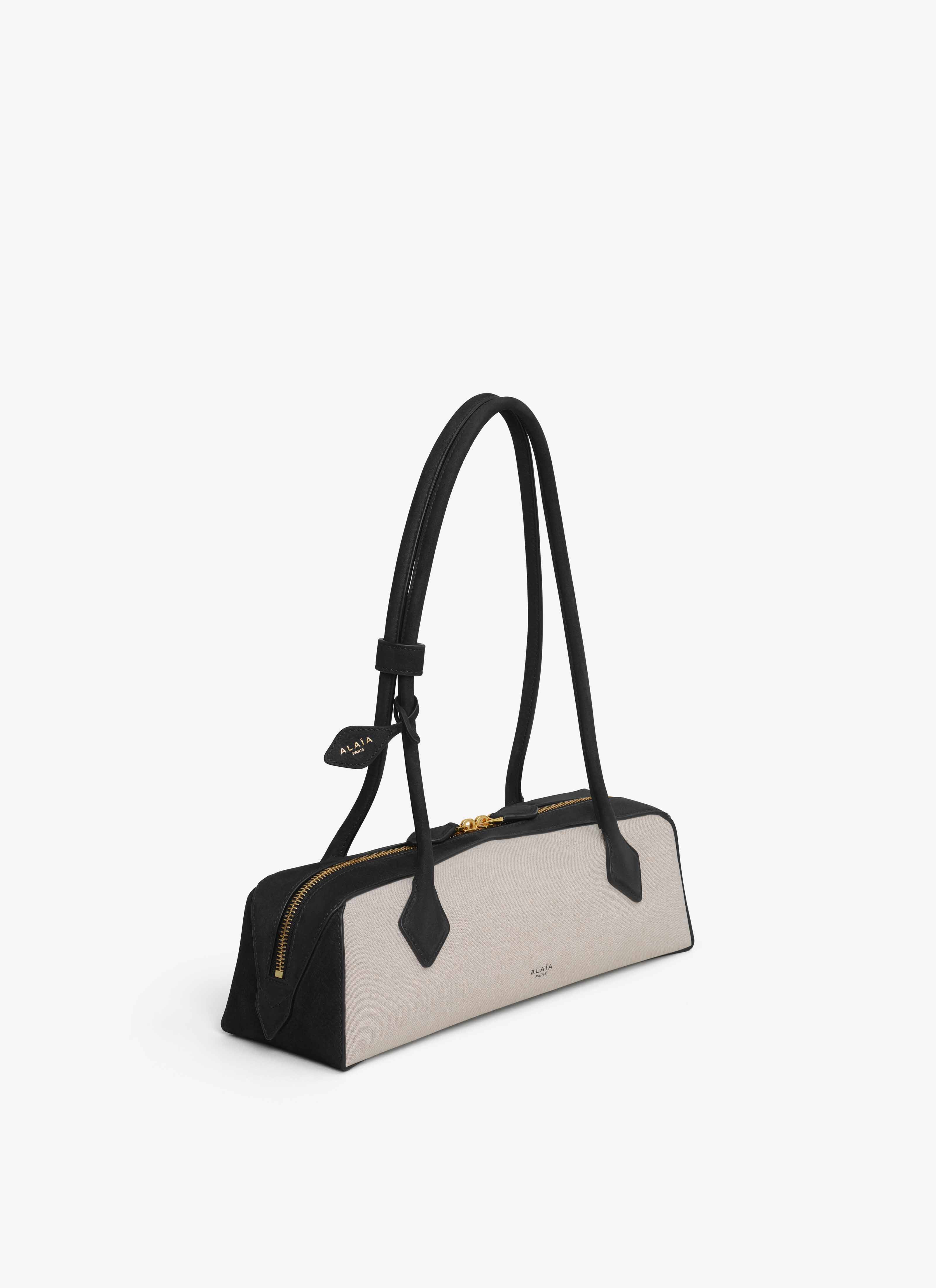 LE TECKEL MEDIUM BAG IN CANVAS AND NUBUCK - 3