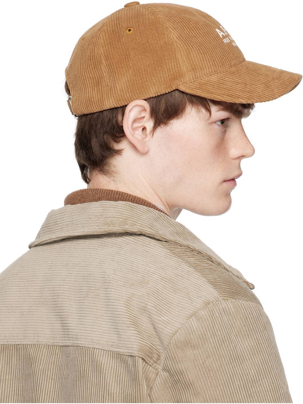 Tan Charlie 'Rue Madame' Baseball Cap - 3