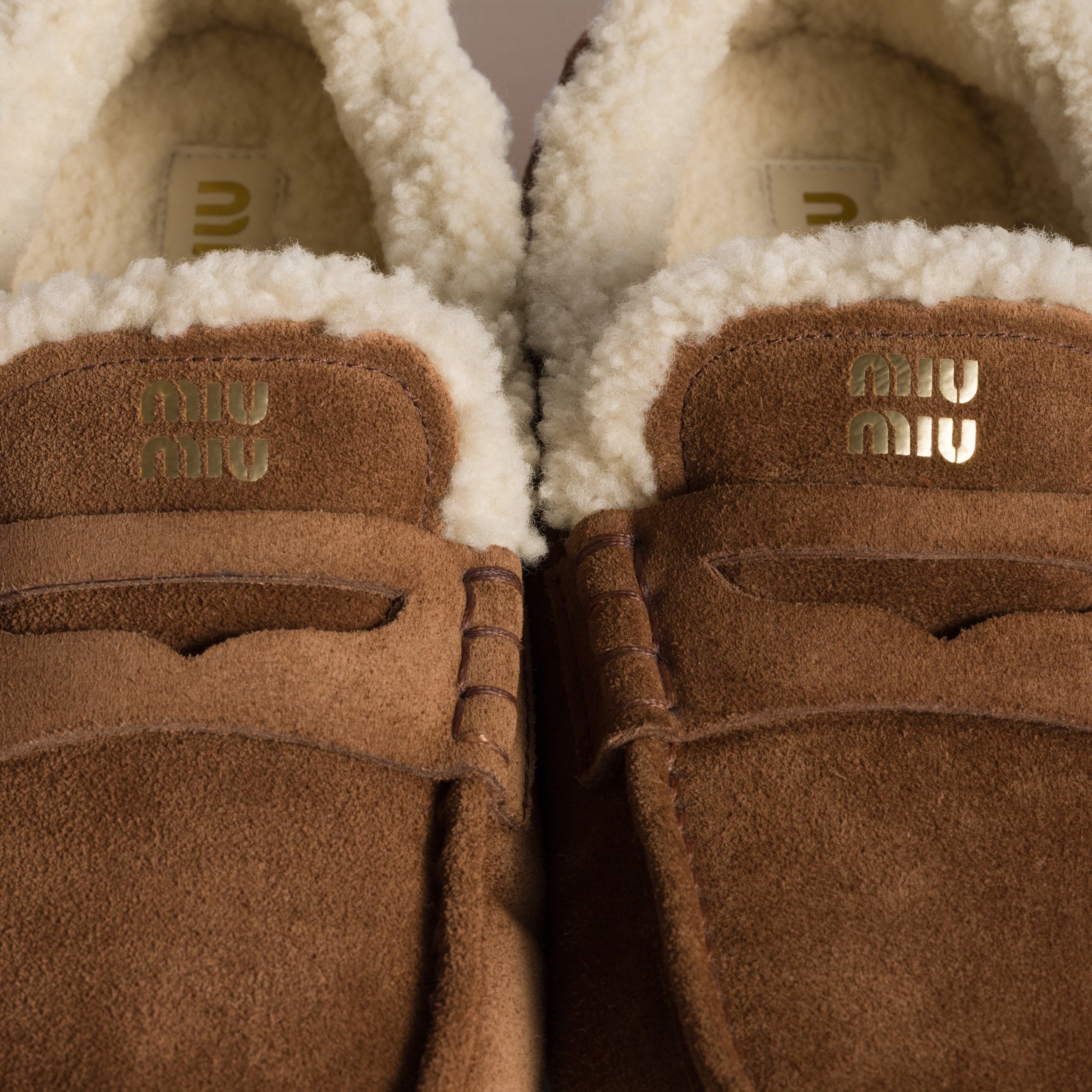 Ruches suede loafers - 4