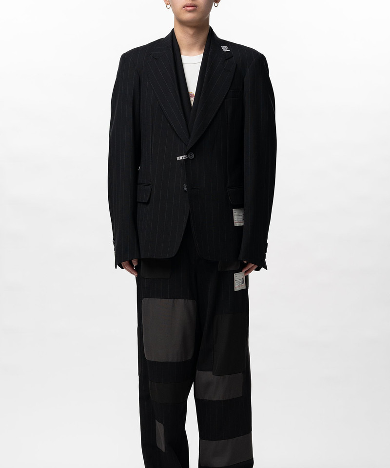 Front Layered Wool Jacket 3
