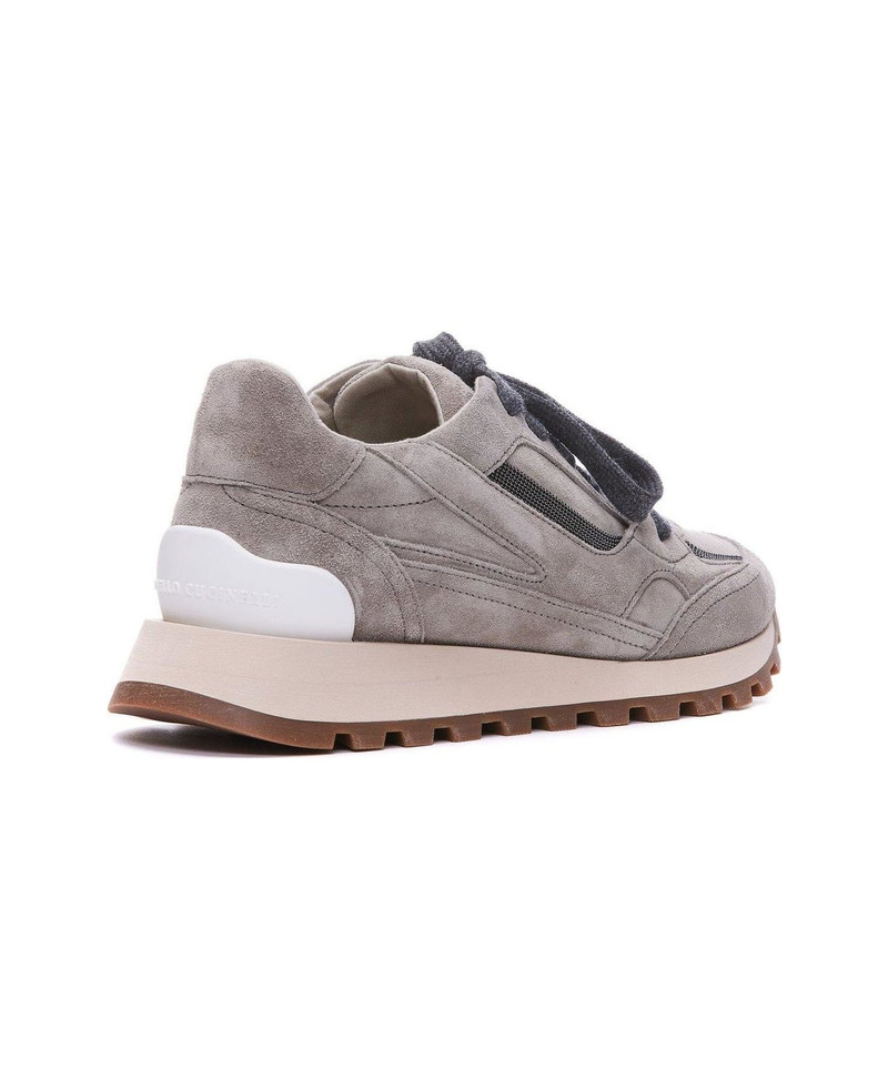 Brunello Cucinelli Logo Embossed Lace-up Sneakers outlook