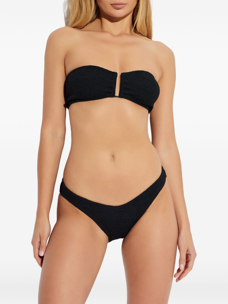 Sign textured bikini bottom 4