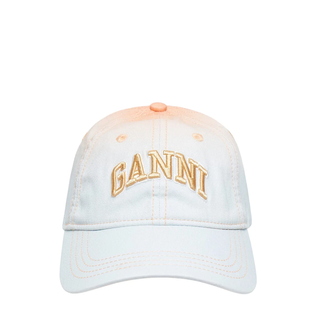 Printed Ombre Cotton Canvas Cap - 1