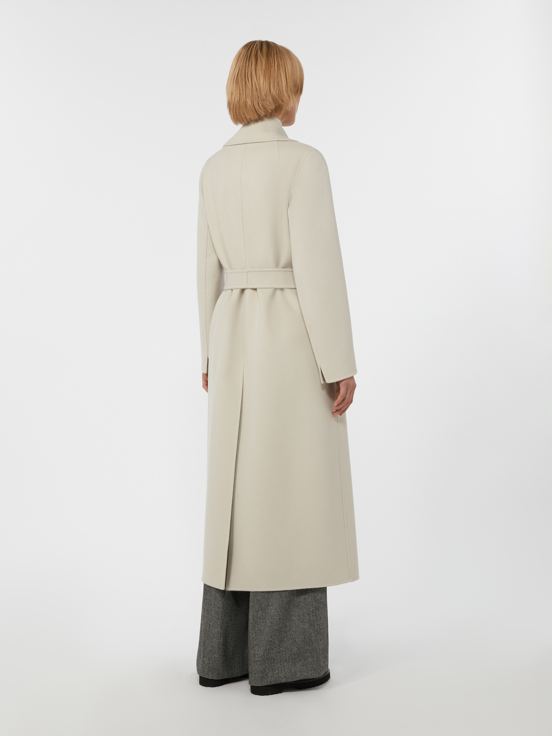POLDO Wool drap wrap coat - 4
