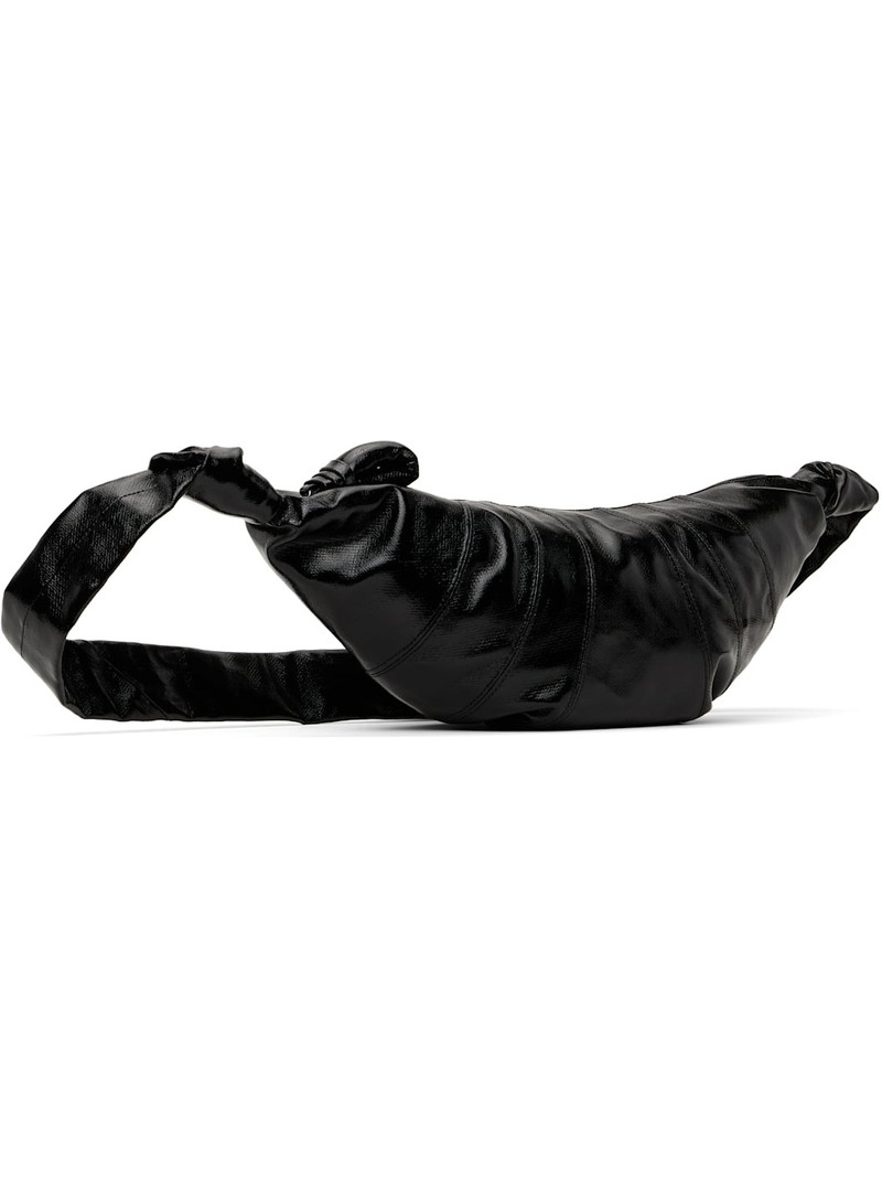 Lemaire Black Medium Croissant Bag outlook