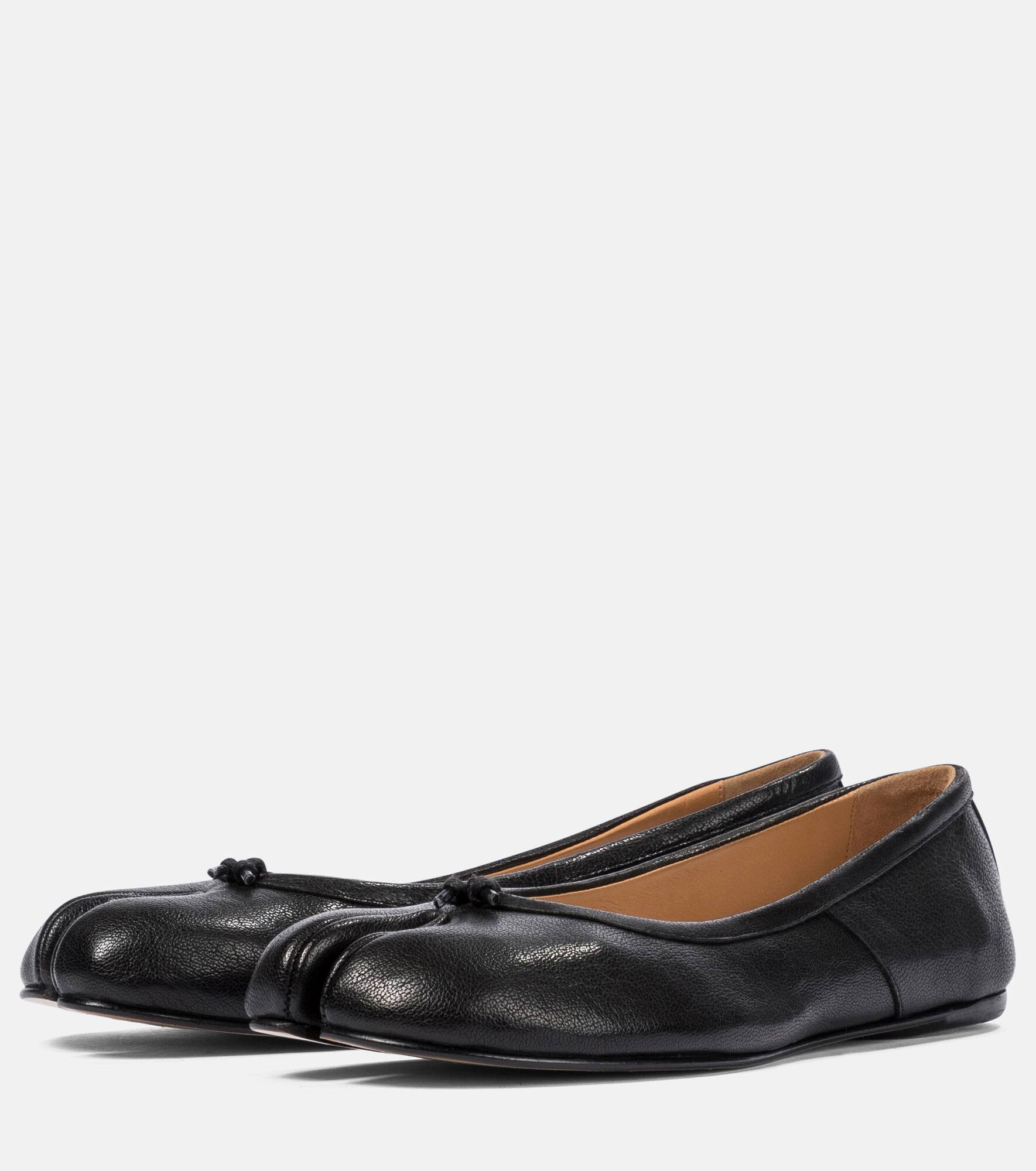 Tabi leather ballet flats - 4
