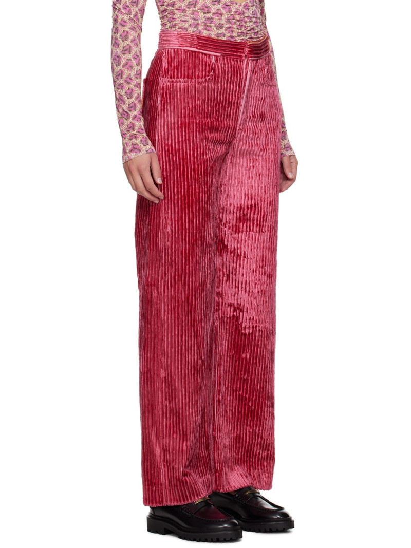 high-waist straight-leg corduroy 바지 2