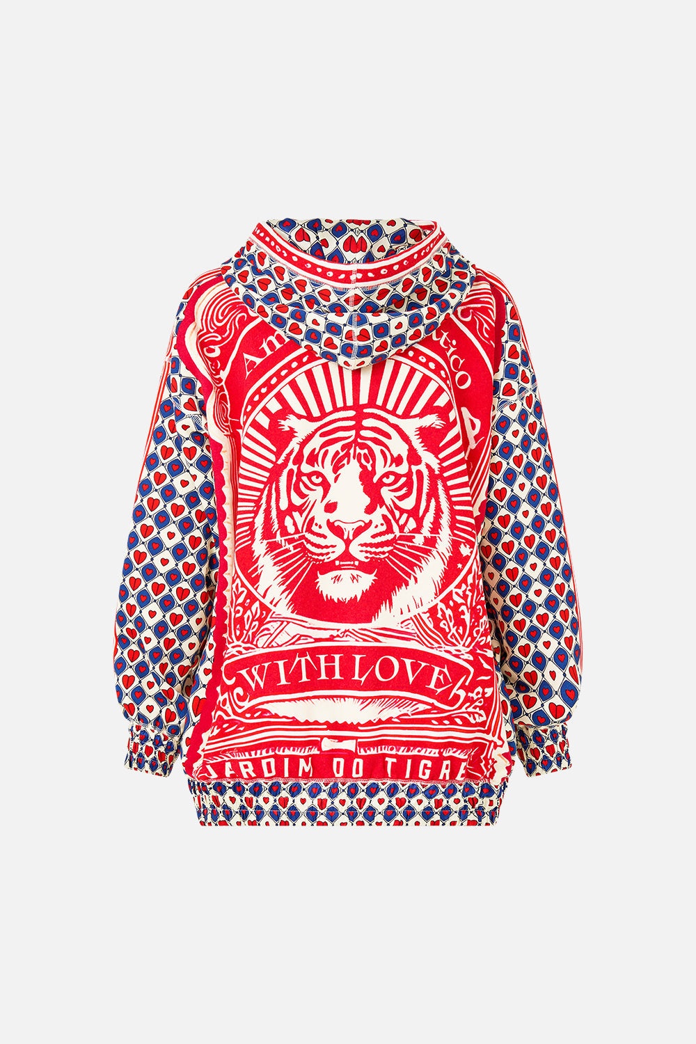 SILK BAND OVERSIZED HOODIE WITH POCKETS - 8