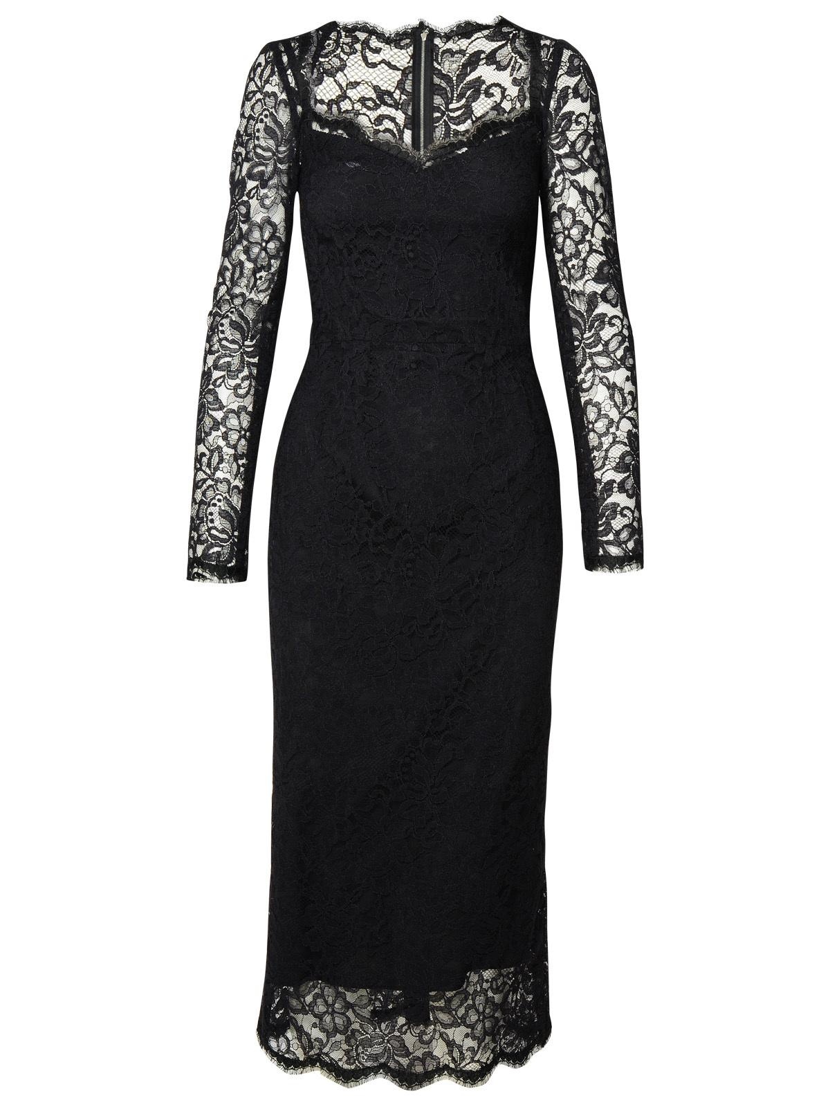 Dolce & Gabbana Black Polyamide Dress - 1