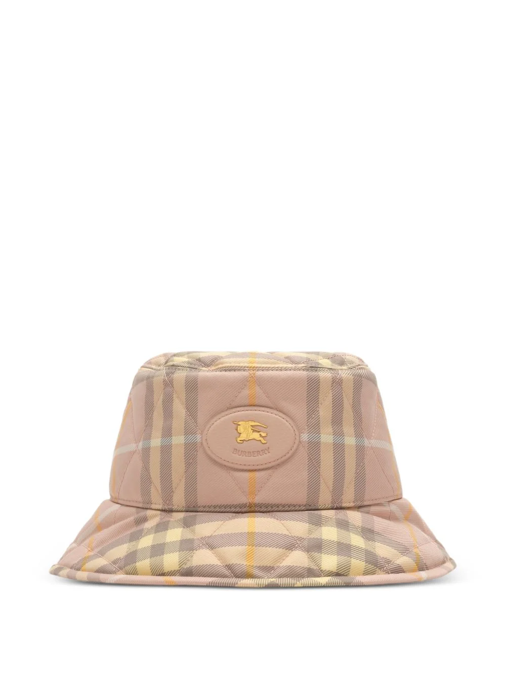 quilted Horseshoe bucket hat - 1