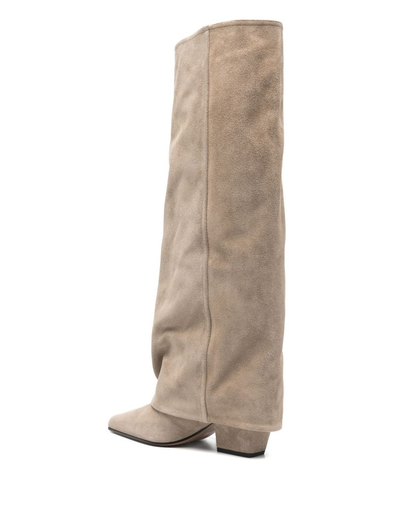 pointed-toe suede boots 3