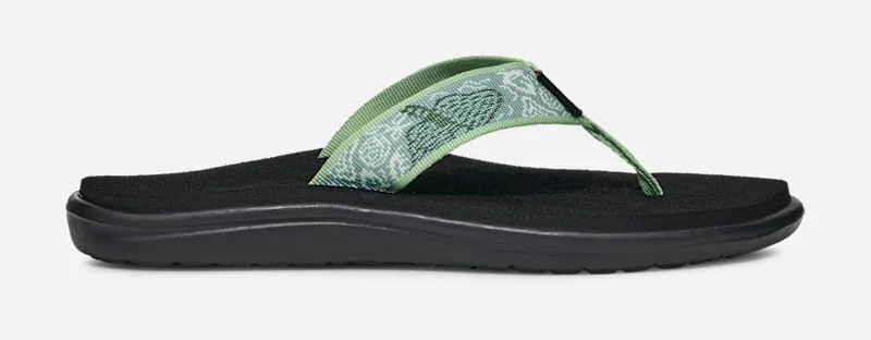 Women's Voya Flip-Flop Sandals in Enchanted Forest Quiet Green - 1