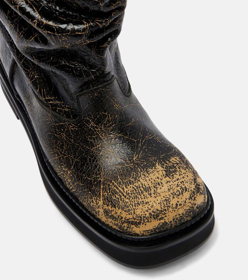 Passeggiata leather combat boots 6
