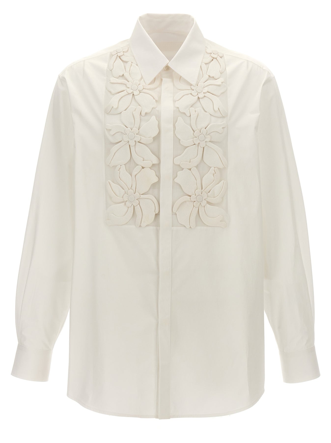 Hibiscus Shirt, Blouse White - 1