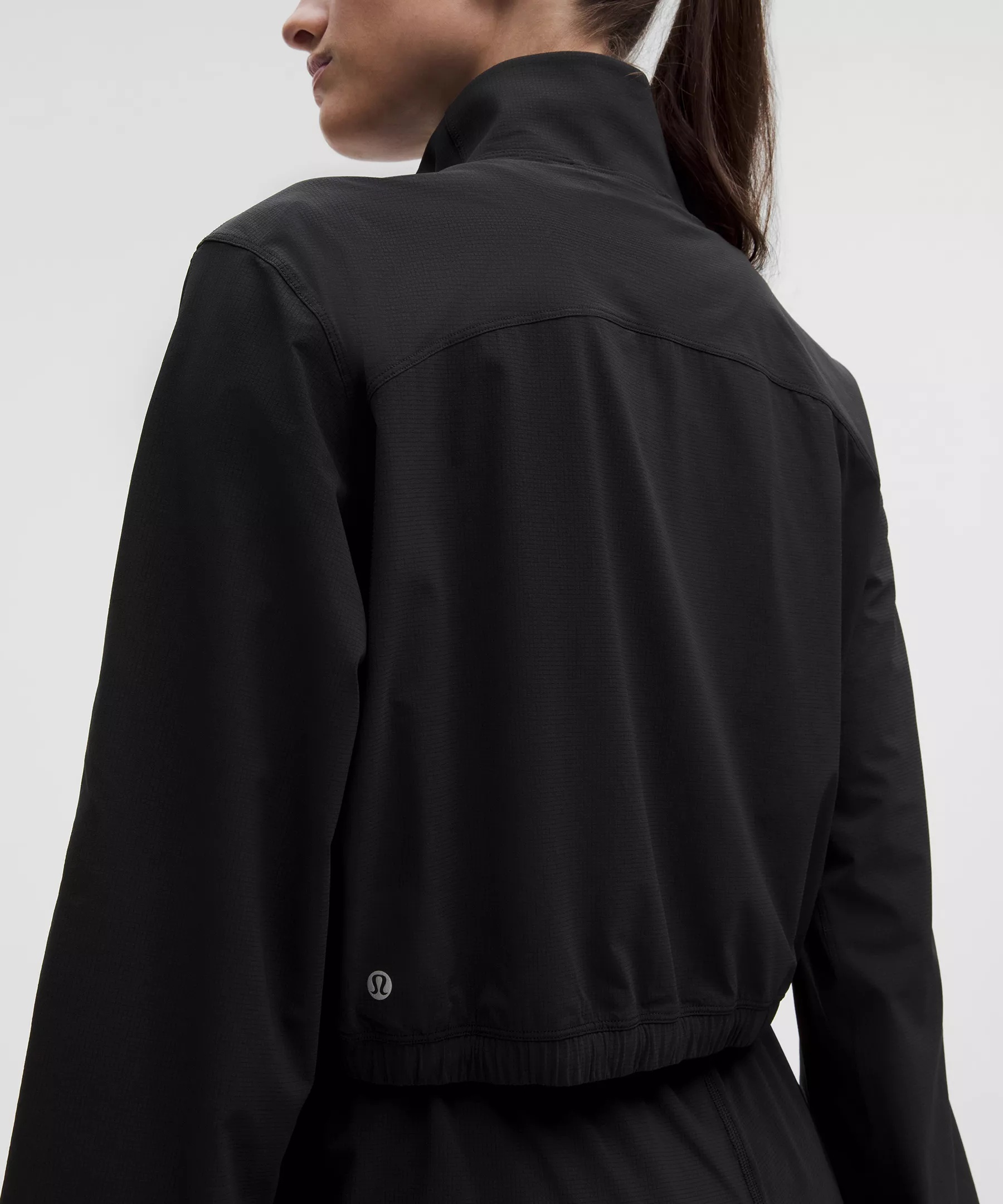 Mile Maker Run Crew Graphic Cinch-Hem Jacket - 7