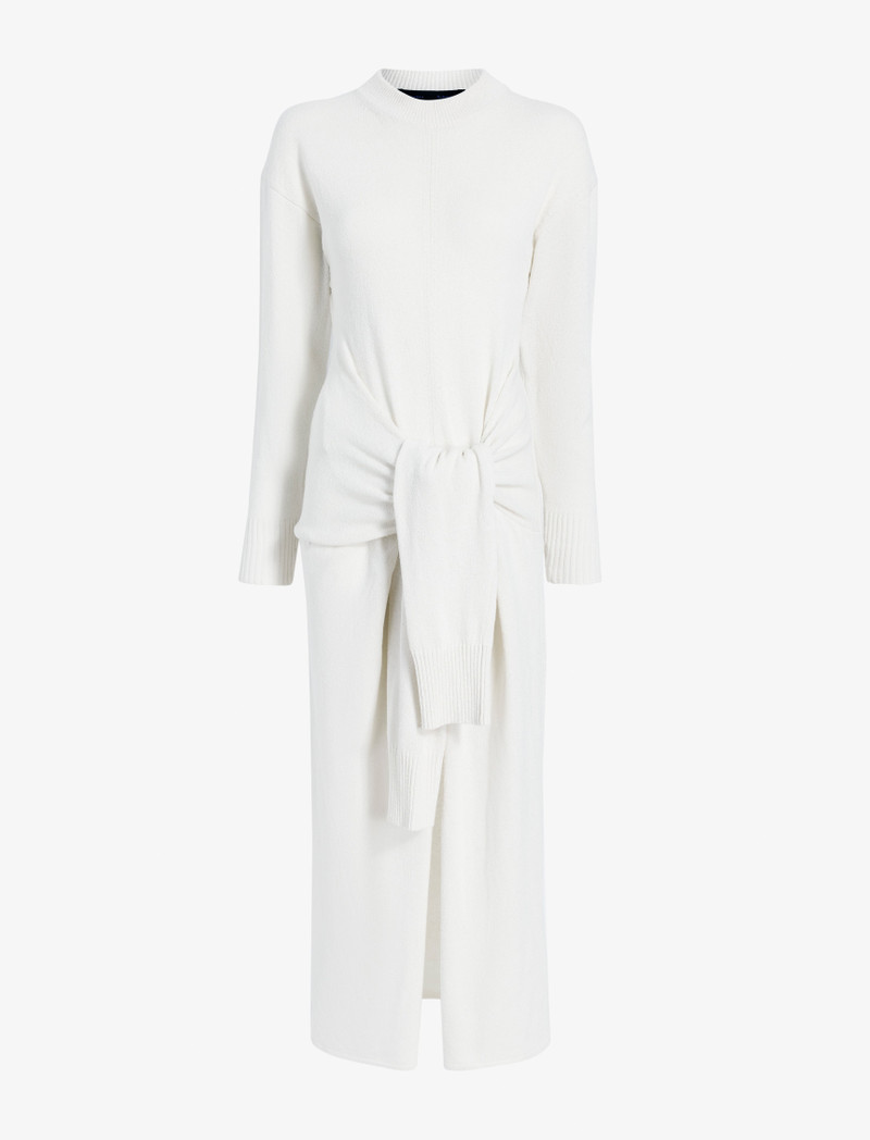 Luca Dress in Silk Cotton Crepe Knit - 1