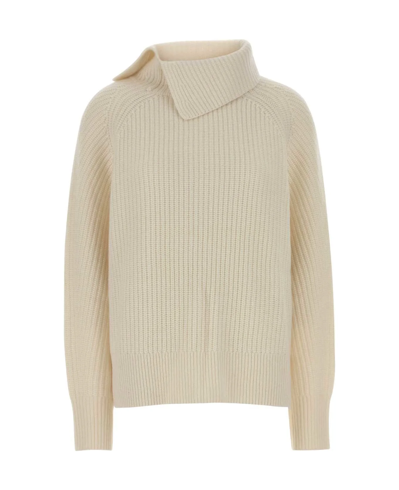 Ivory Cashmere Cecil Sweater - 1