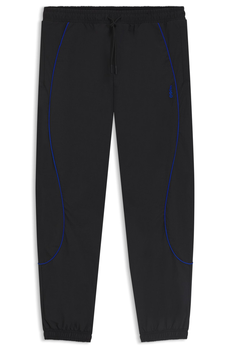 WATER-REPELLENT TROUSERS WITH LOGO AND PIPING 1