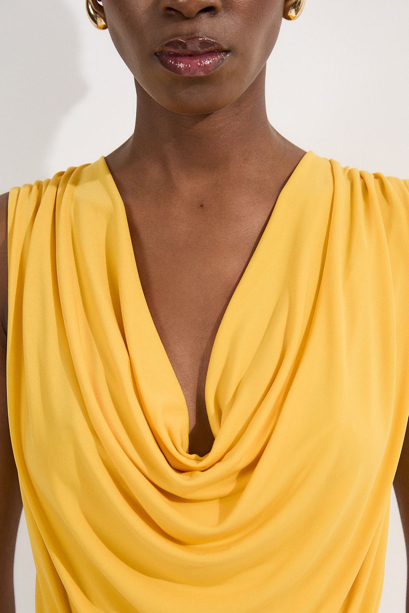 Cowl Neck Jersey Bodysuit 3