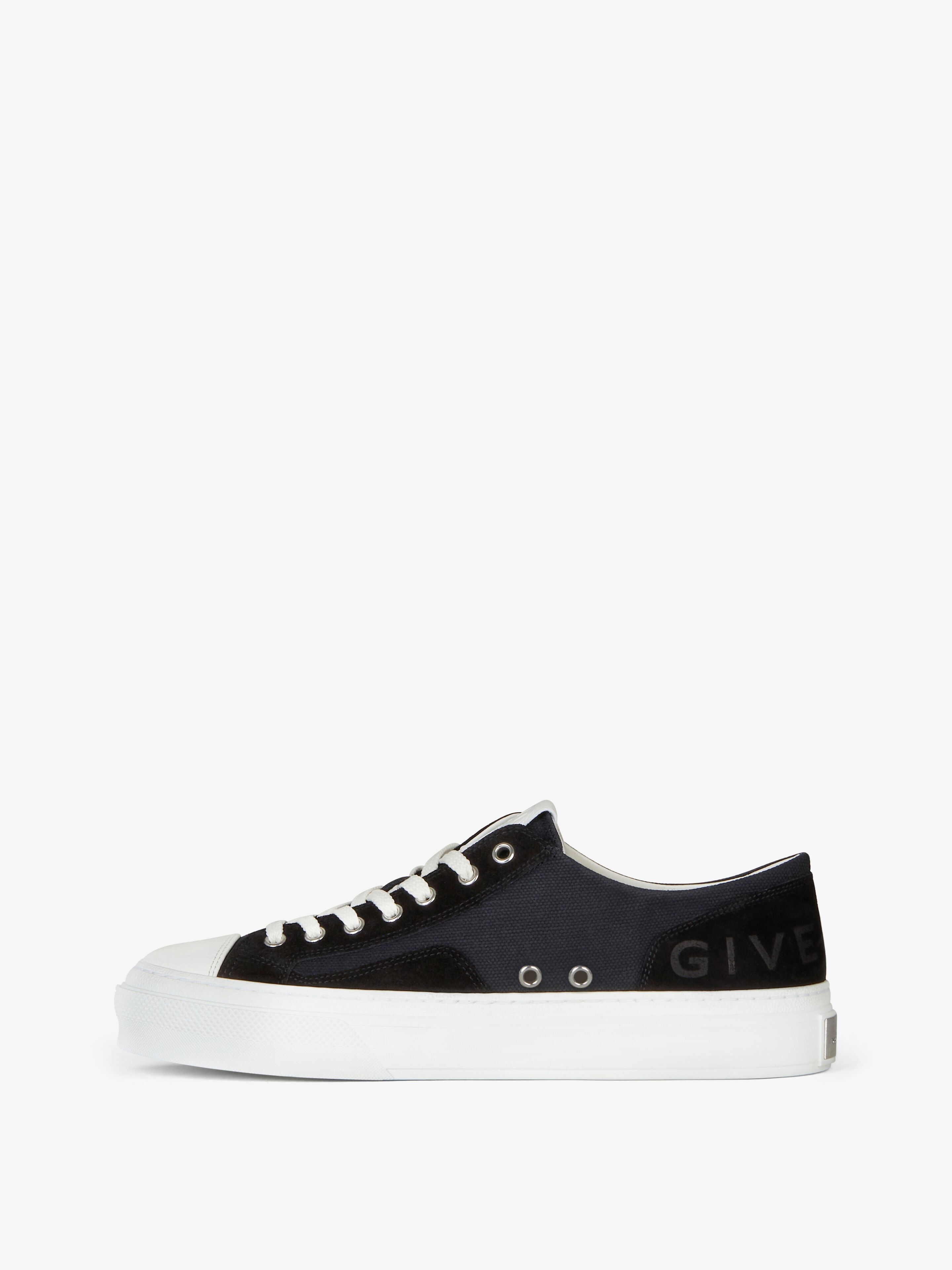 GIVENCHY CITY SNEAKERS IN CANVAS AND SUEDE - 3
