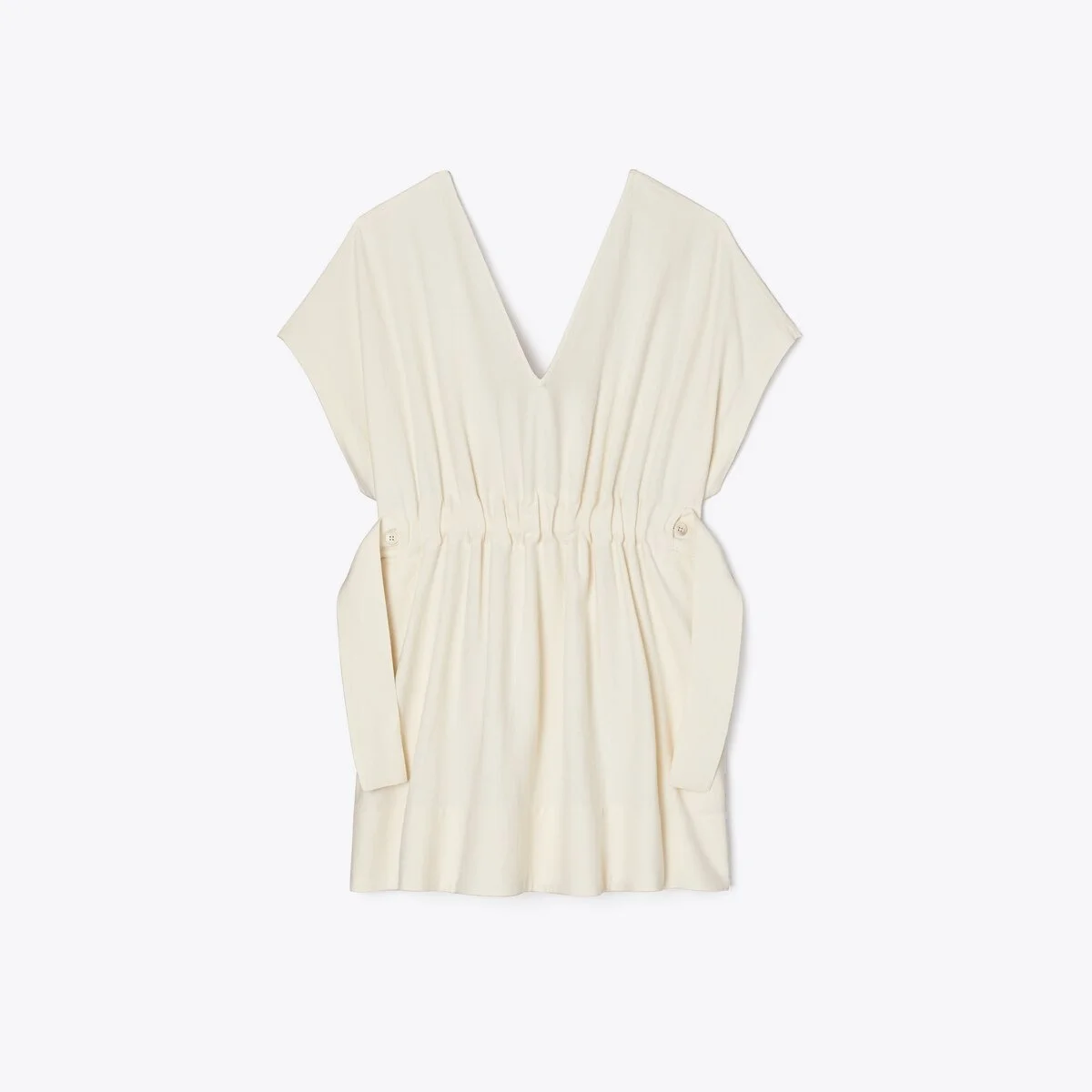 Belted Linen Dress - 1