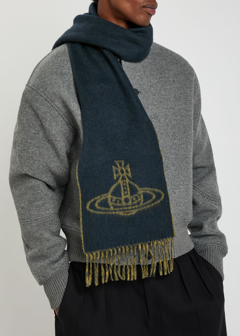 Vivienne Westwood Orb-intarsia Wool Scarf - 2