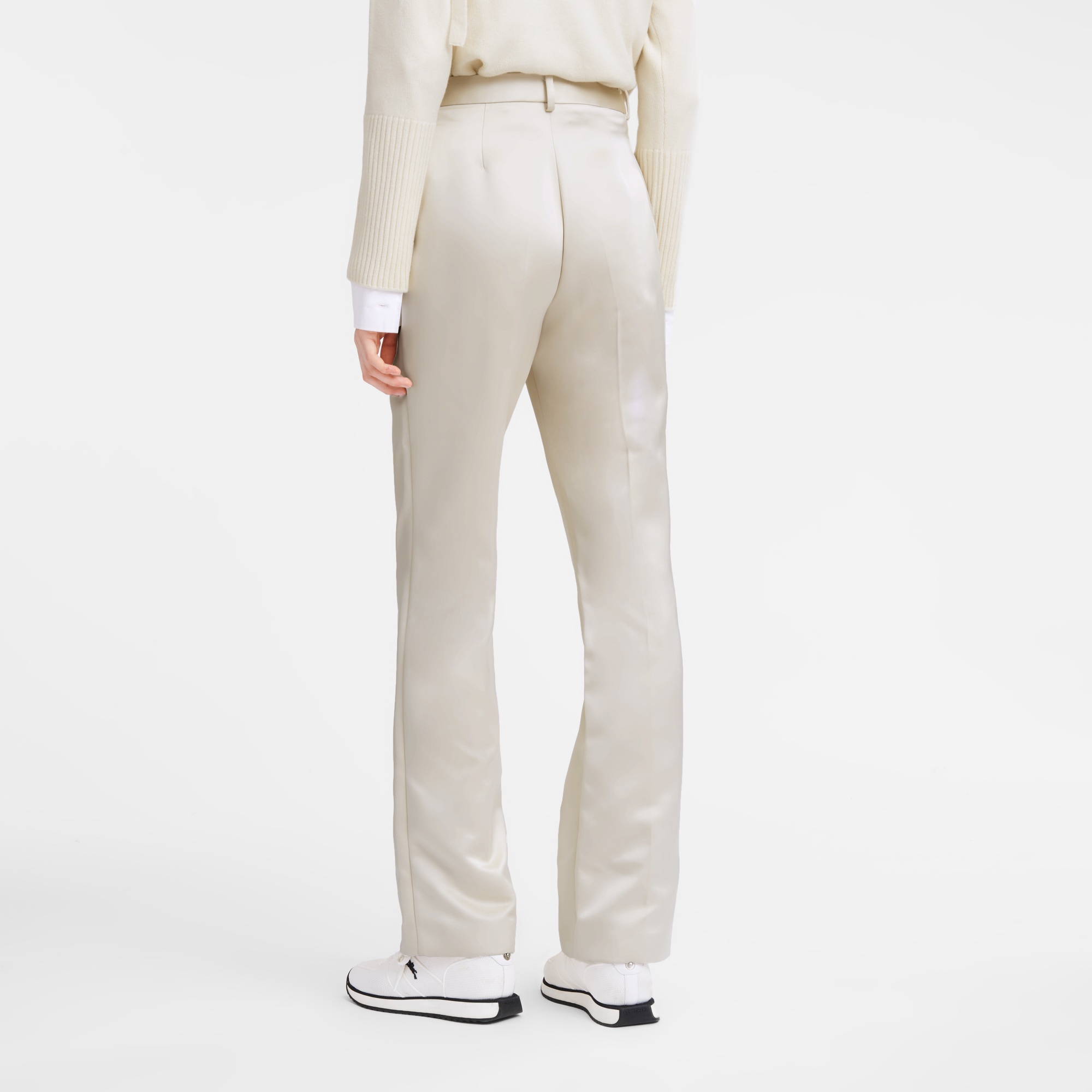 Suit pants Ecru - Satin - 3