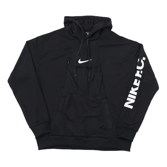 Nike Athleisure Casual Sports Logo Pullover Black CJ2492-010 - 1