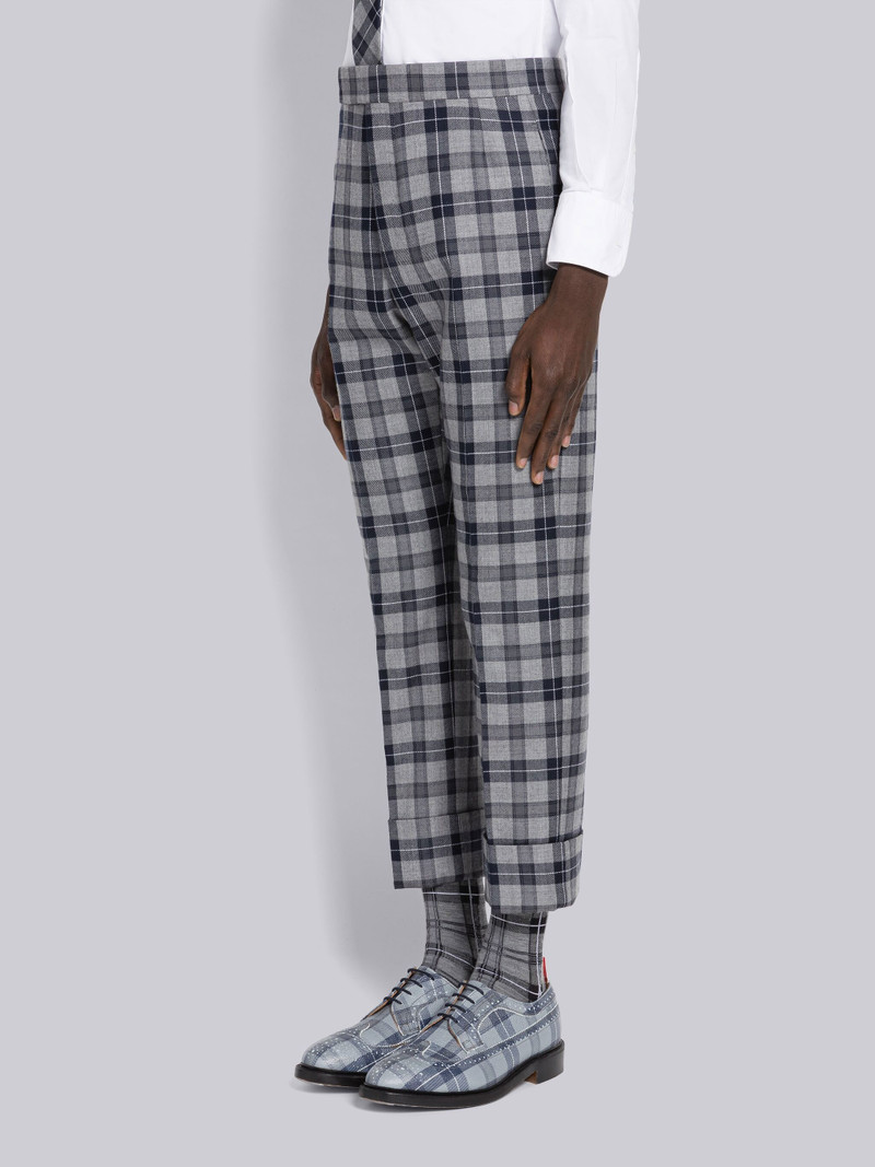 Thom Browne Tartan Wool Twill Backstrap Trouser outlook
