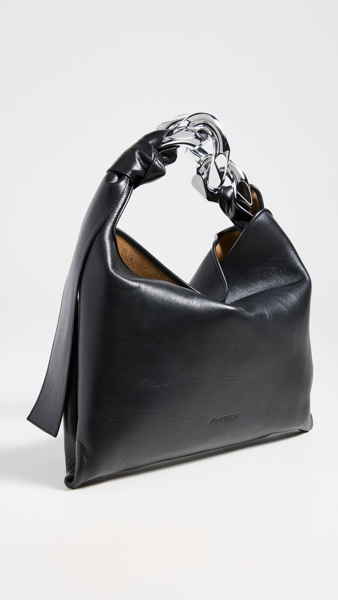 Small Chain Hobo Bag - 3