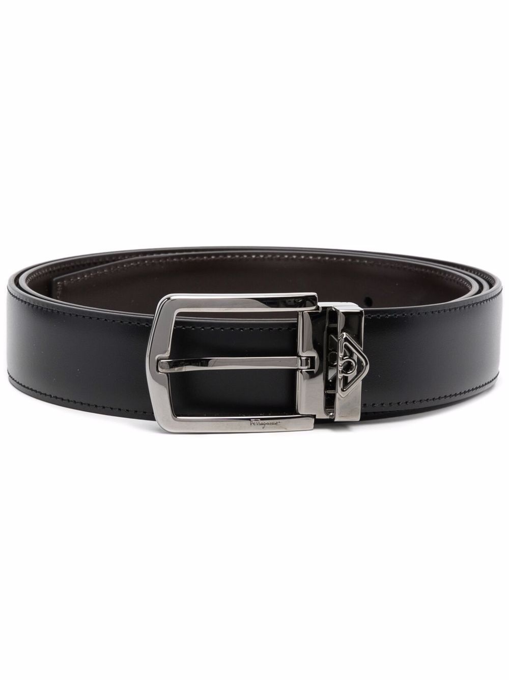 reversible leather belt - 1