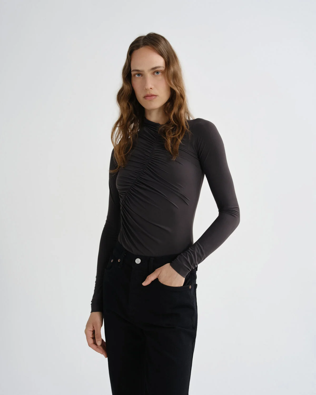 LUPIN BODYSUIT IN CAROB - 1