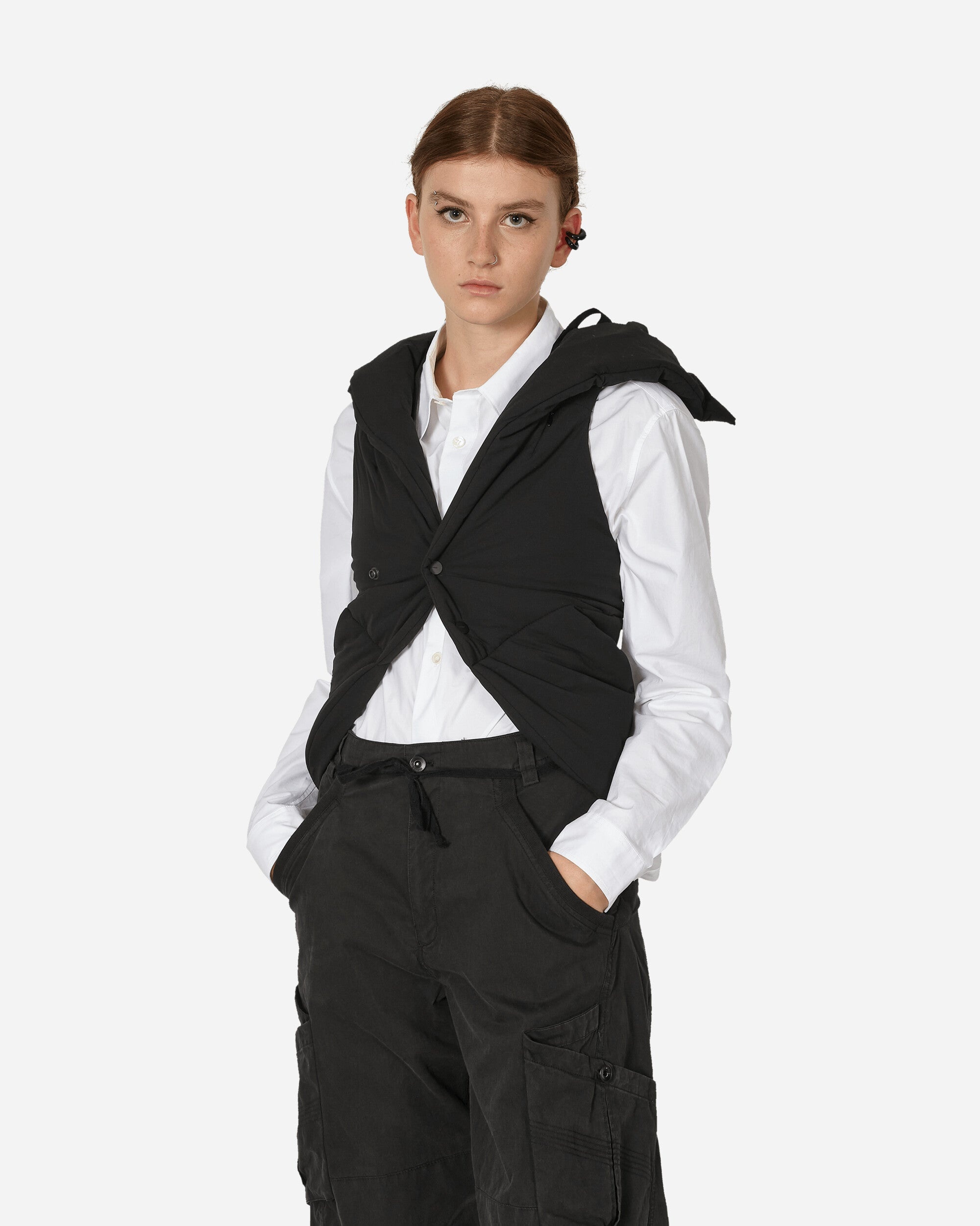 Origami Bag Vest Black - 1