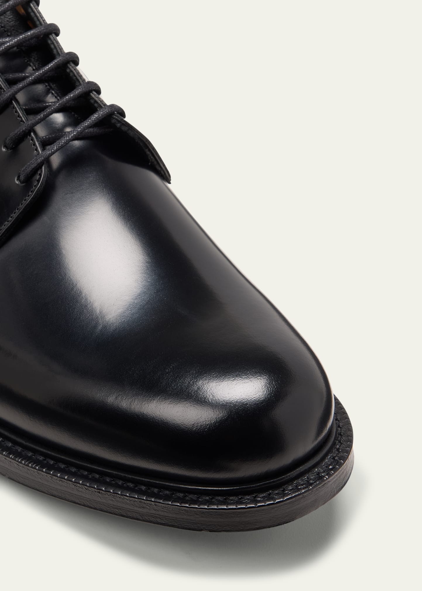 Men's Shannon Polished Leather Derby Shoes - 3