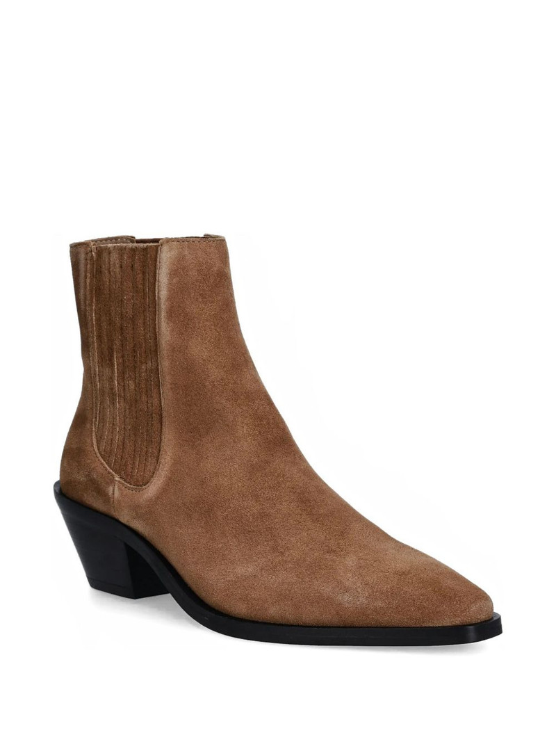 BOSS 50mm pointed-toe heeled Chelsea boots outlook