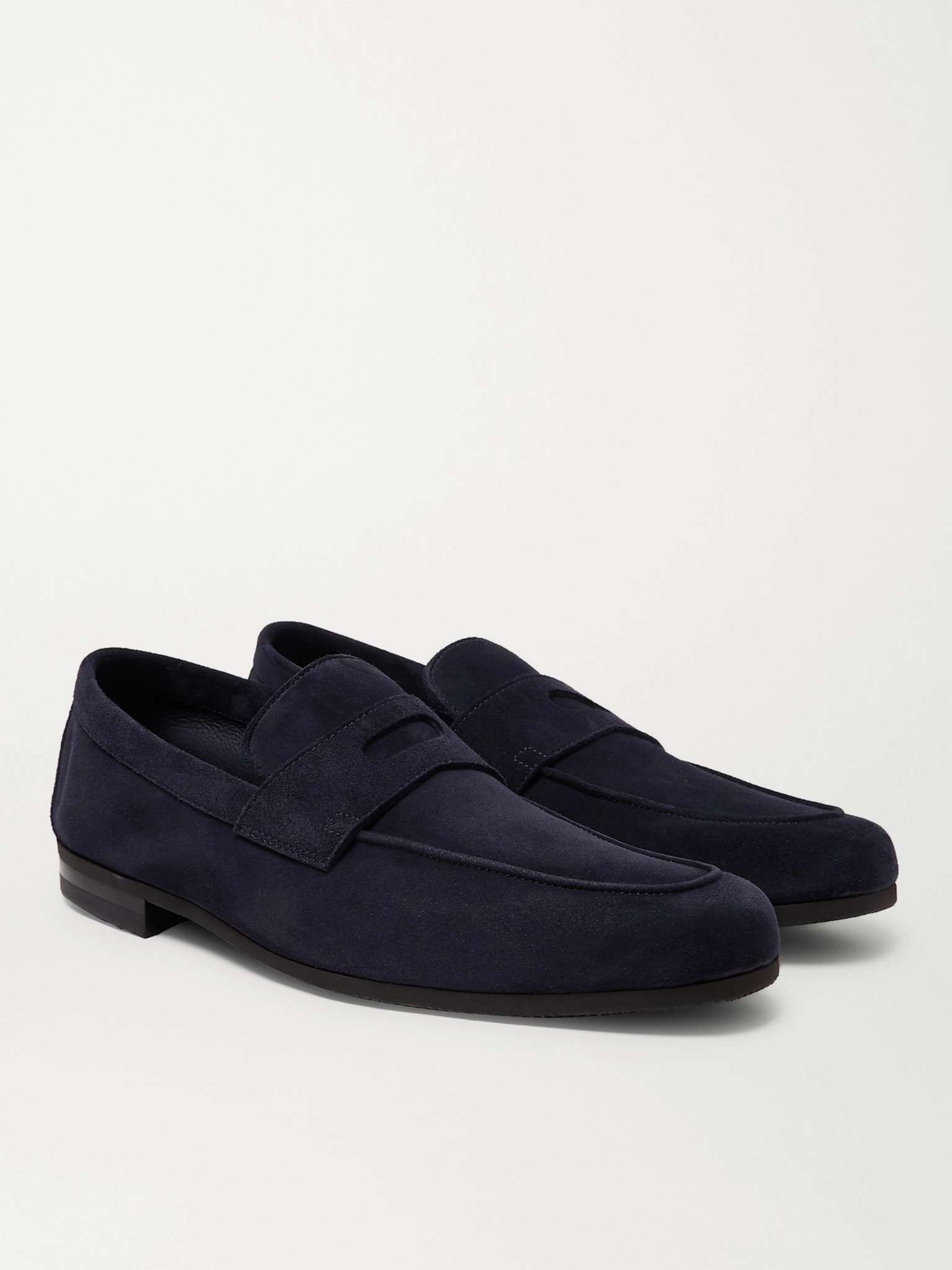 Lopez Suede Penny Loafers - 4