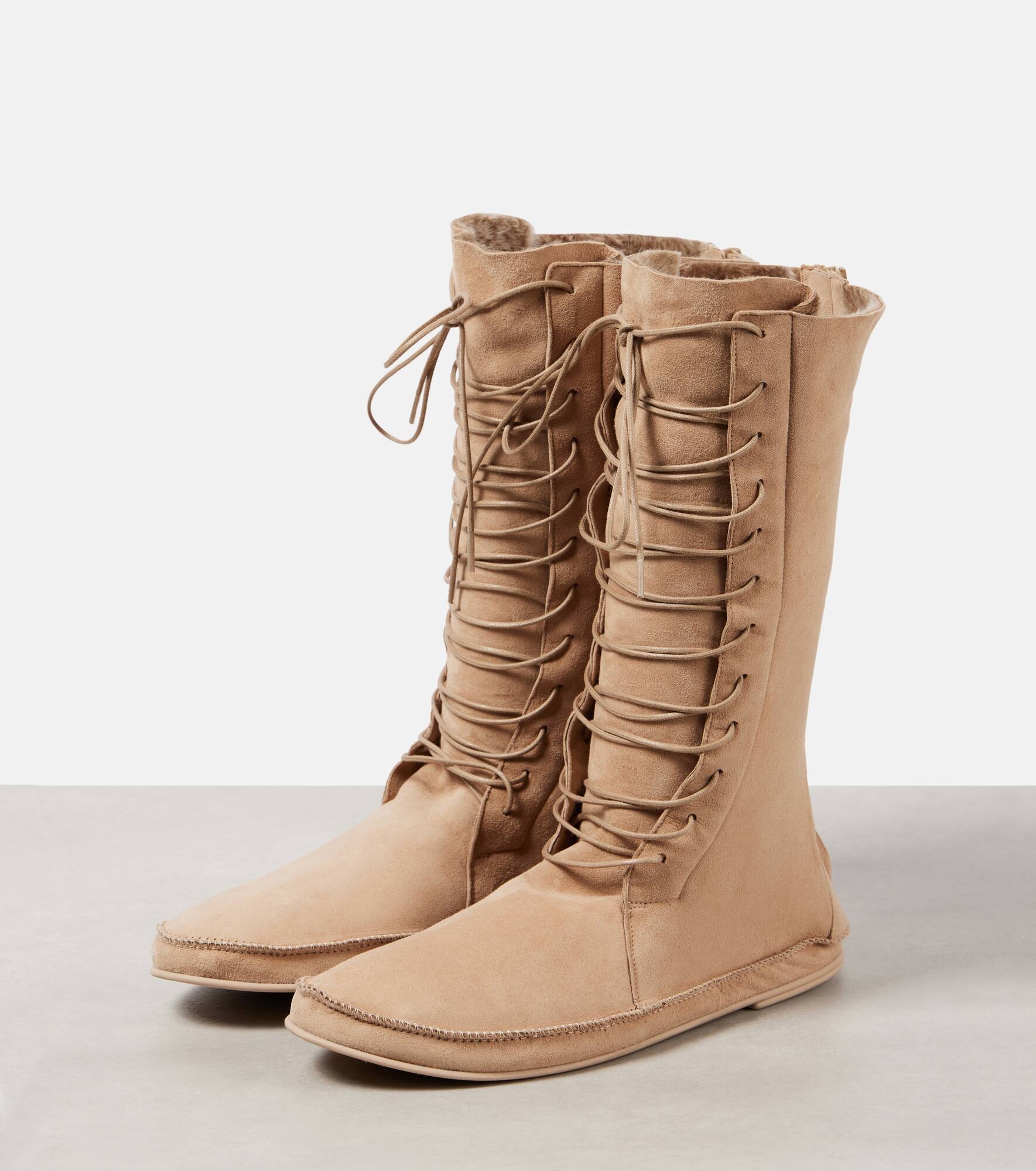 Tyler suede lace-up boots - 5
