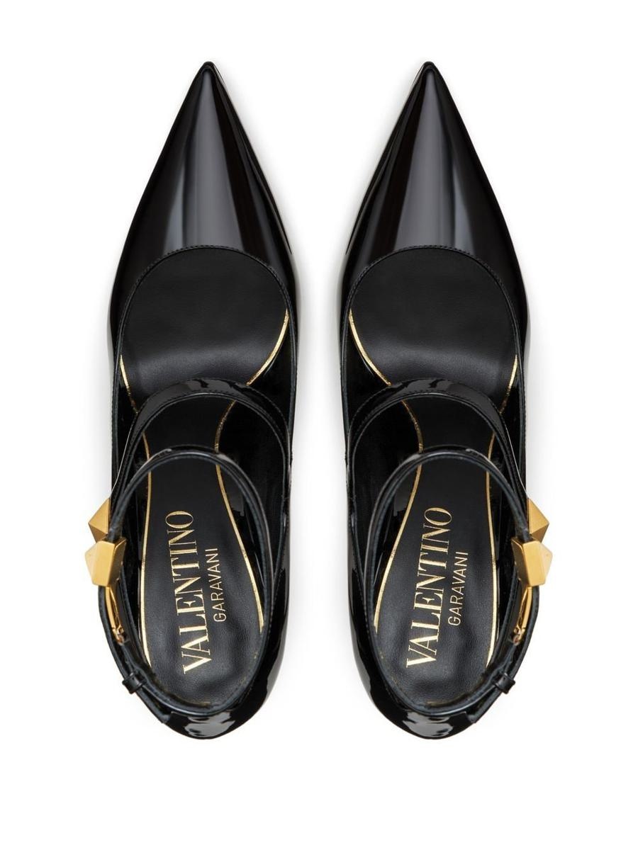 VALENTINO GARAVANI TIPTOE LEATHER PUMPS - 4