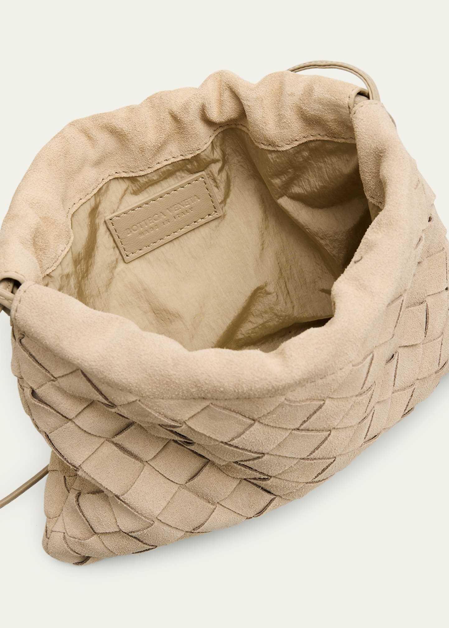 Small Suede Pouch Bag - 4