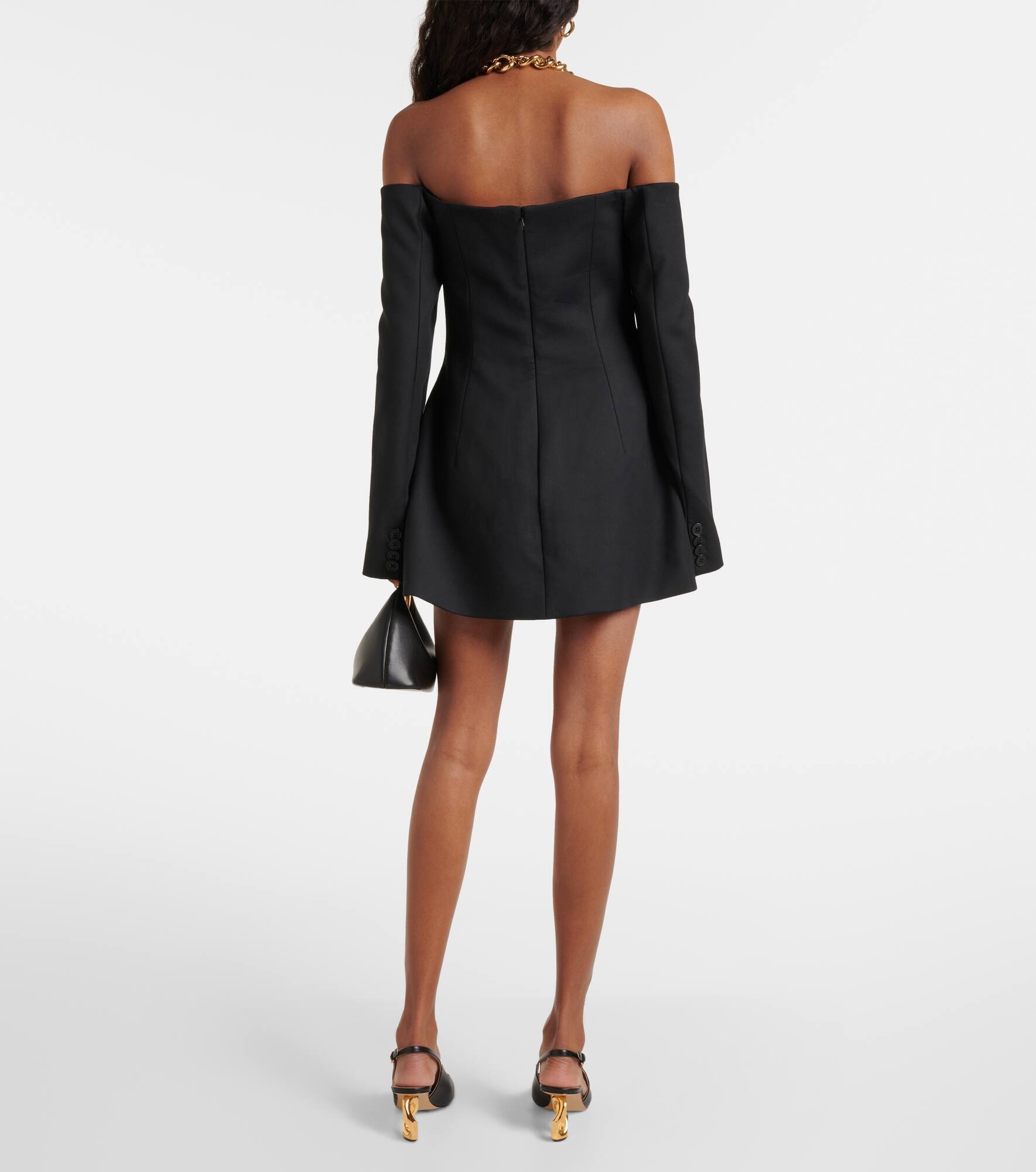 Sandrine off-shoulder blazer dress - 3