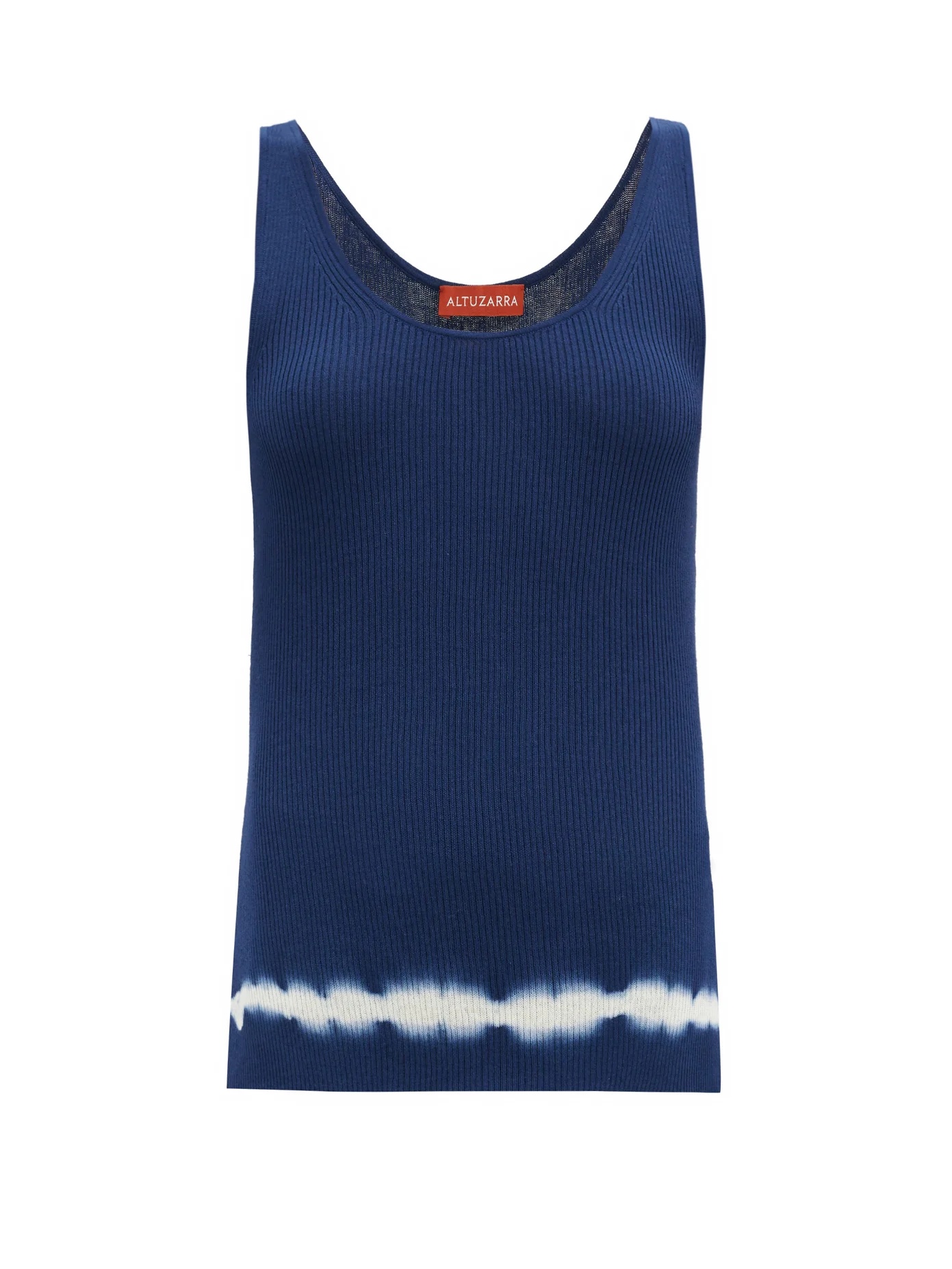 Hikaru Shibori-dyed Pima-cotton tank top - 1