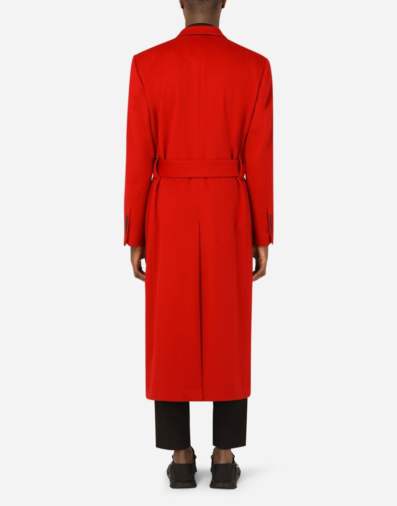 Dolce & Gabbana Double-breasted cashmere and wool coat outlook