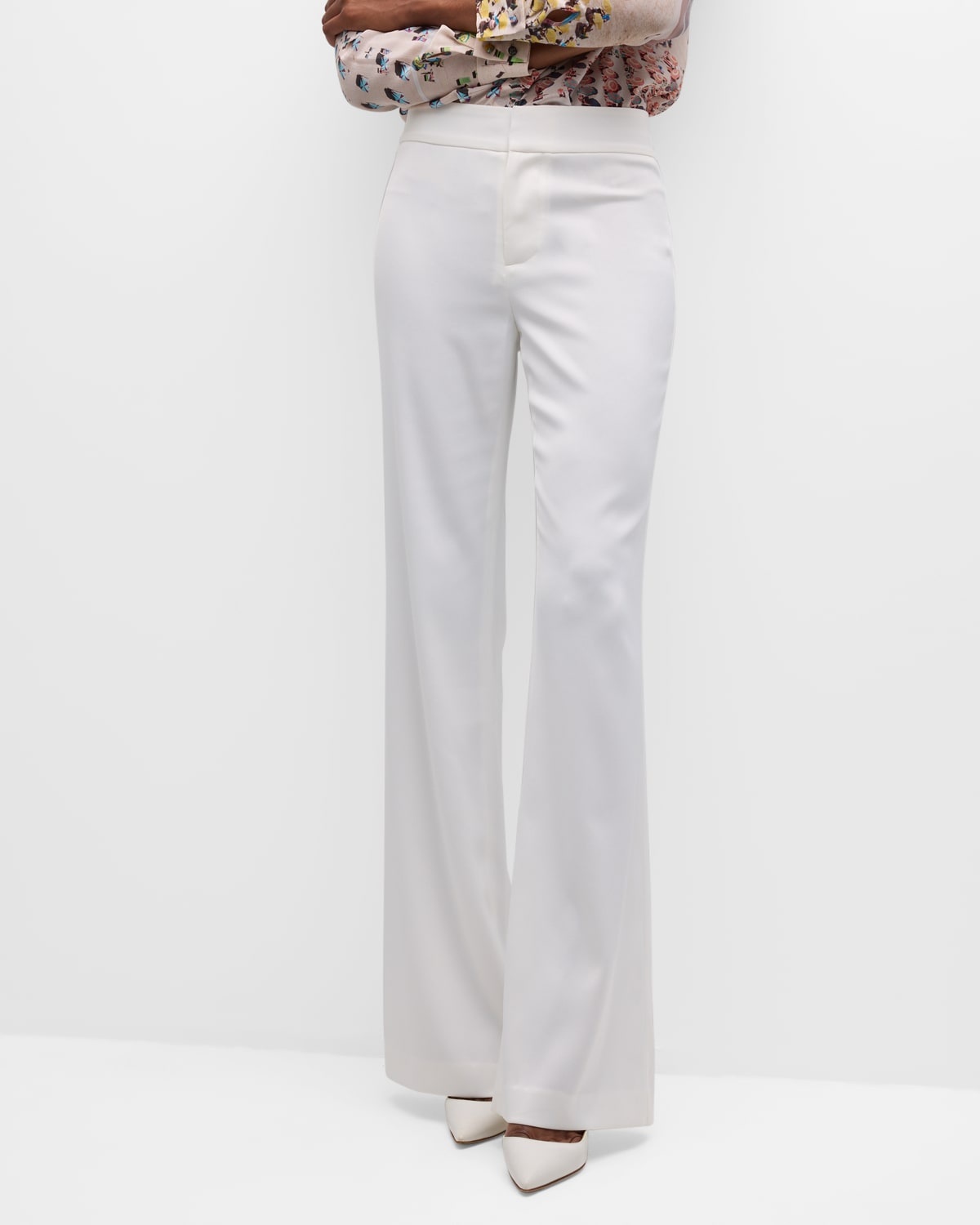 Andrew Mid-Rise Bootcut Pants - 7